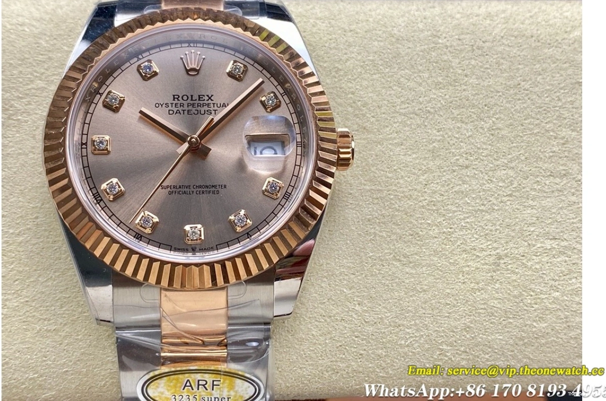 Oys Datejust 41mm ARF Version) SS Heavy Dia Champagne SH3235(Tungsten 126331 RG 1217